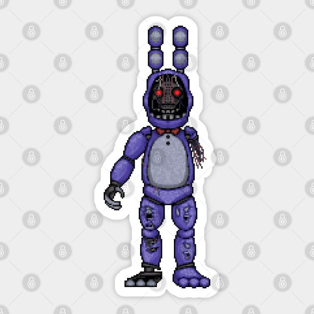 withered Bonnie Sticker by Theholidayking